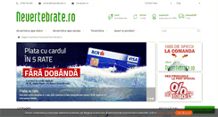 Desktop Screenshot of nevertebrate.ro